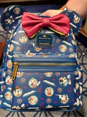 Inaugural Disney Treasure Character Loungefly® Backpack - NWT